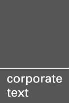 Wort-Bildmarke von corporate text | thomas beckmann